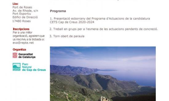 Procés d'obtenció de la CETS al Cap de Creus