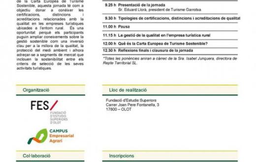 Etiquetes i distincions de qualitat aplicables a les empreses turístiques